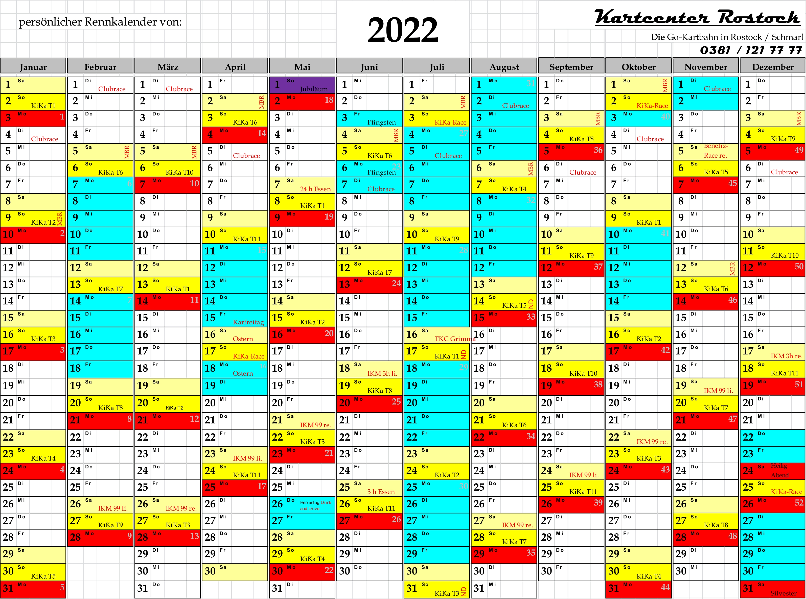 Kalender 2022 A4